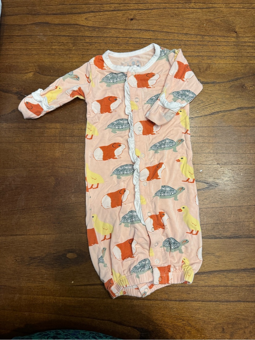 KicKee Pants Baby Pink Snap Sleeper